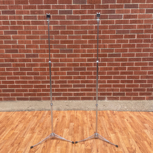 1960s Ludwig Round Tilter 1400 Straight Flat Base Cymbal Stand Pair (2pcs) #1