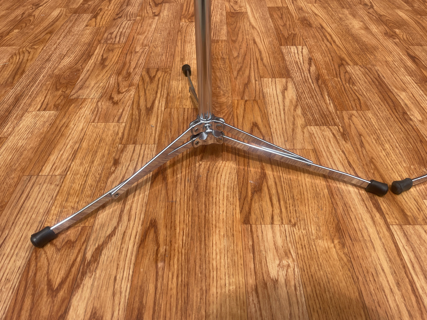 1960s Ludwig Round Tilter 1400 Straight Flat Base Cymbal Stand Pair (2pcs) #1