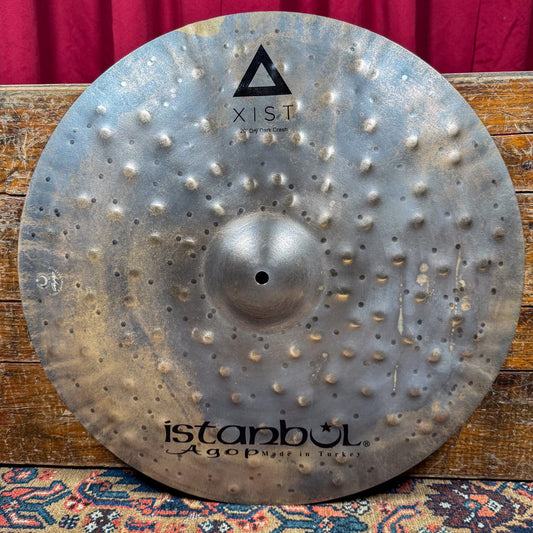 20" Istanbul Agop Xist Dry Dark Crash Cymbal 1394g *Video Demo*