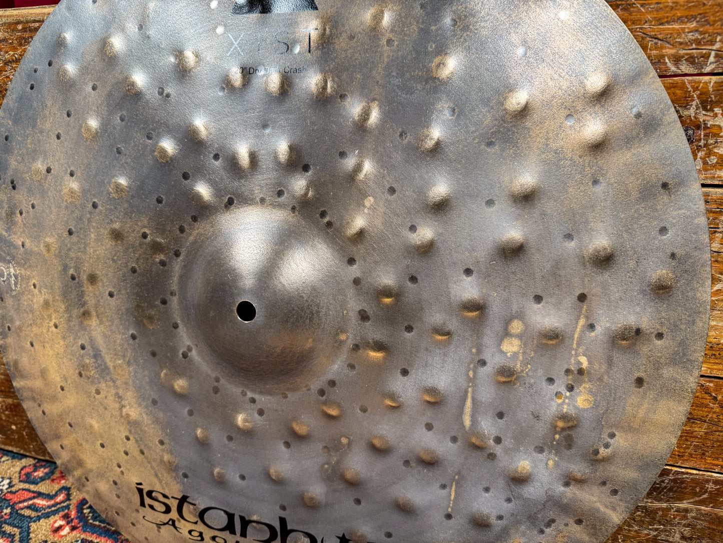 20" Istanbul Agop Xist Dry Dark Crash Cymbal 1394g *Video Demo*