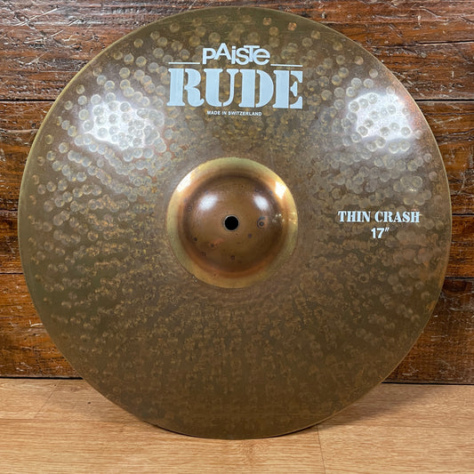 17" Paiste Rude Thin Crash Cymbal 1366g