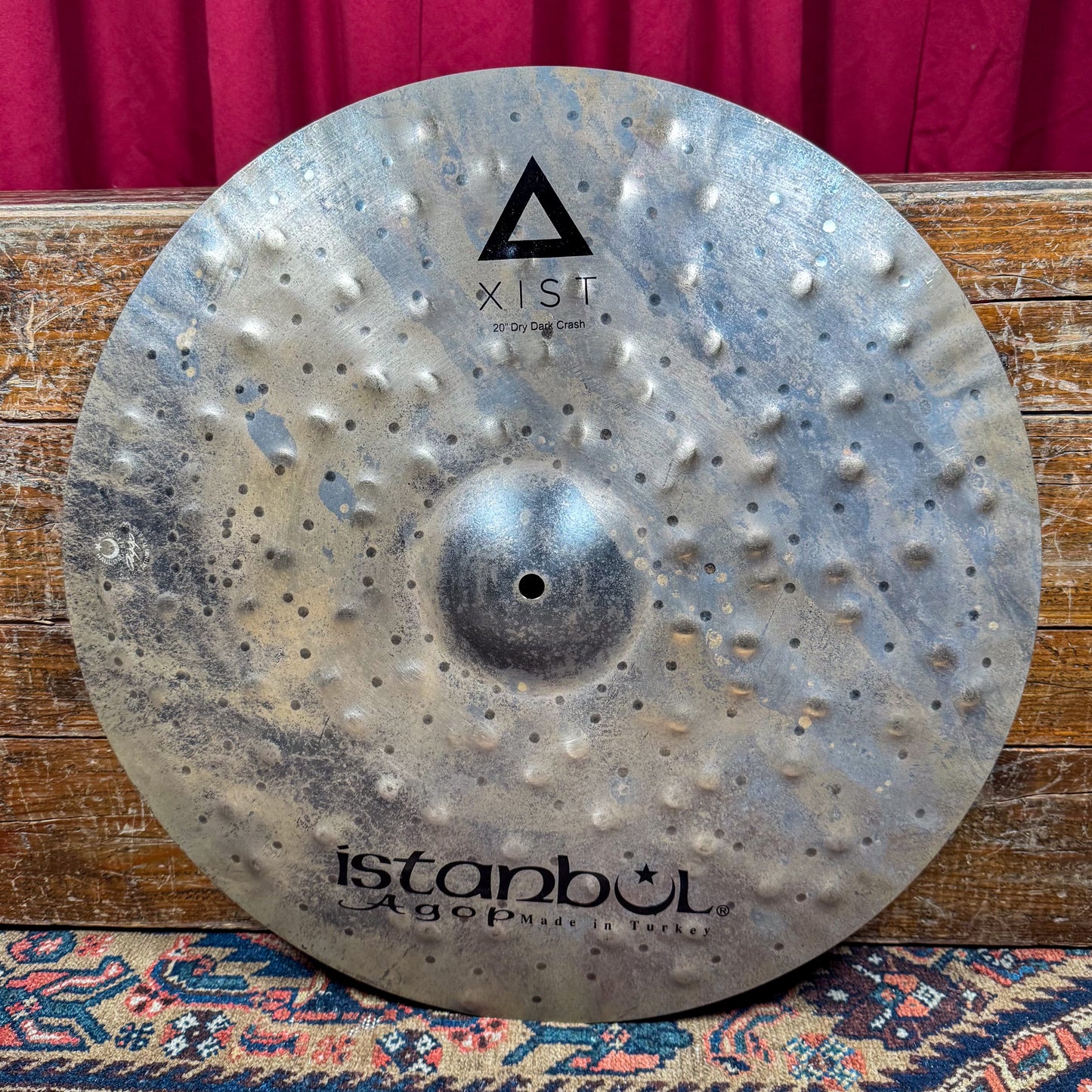 20" Istanbul Agop Xist Dry Dark Crash Cymbal 1366g *Video Demo*