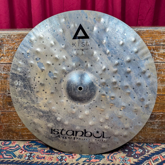 20" Istanbul Agop Xist Dry Dark Crash Cymbal 1366g *Video Demo*