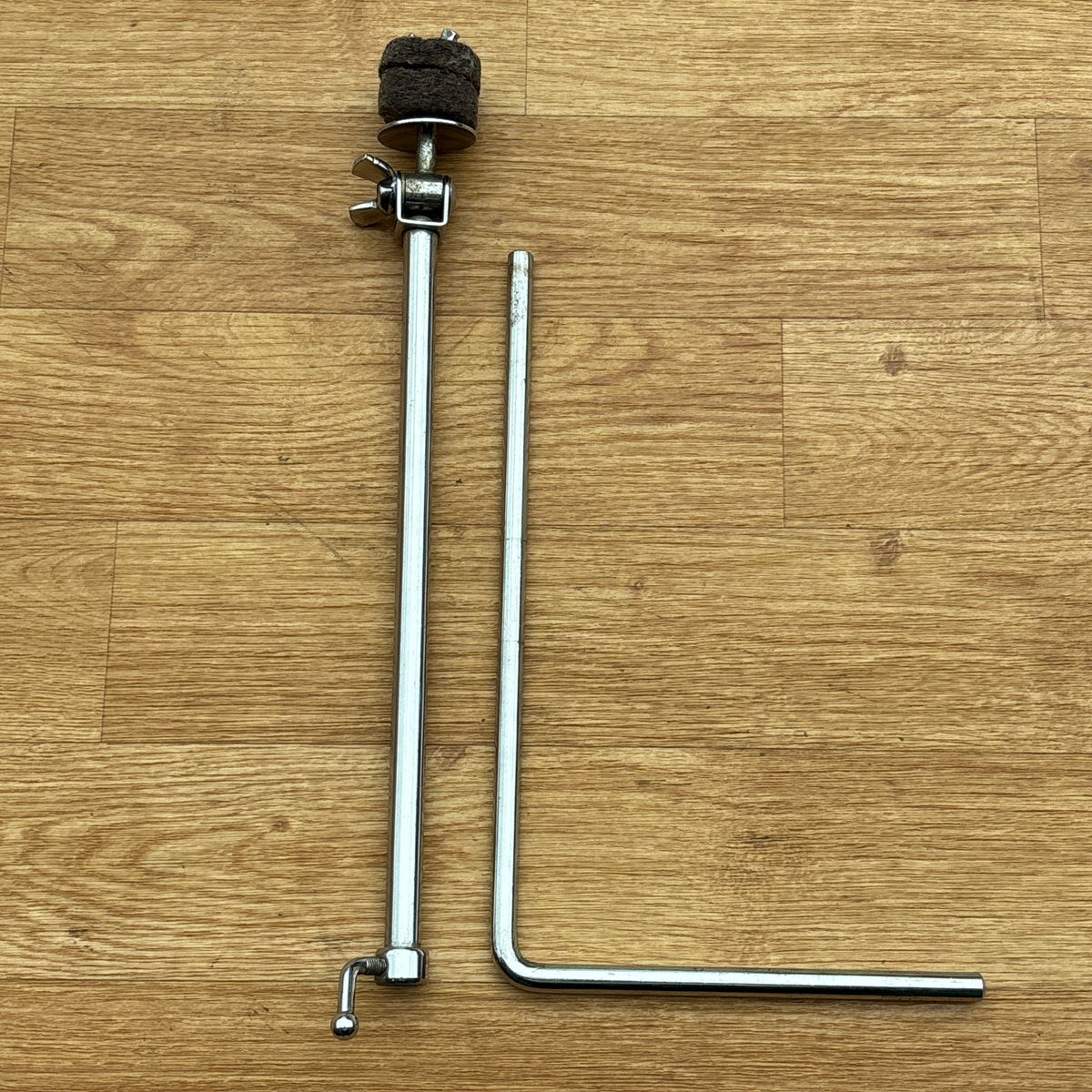 1950s WFL Ludwig Adjustable L-Arm Cymbal Holder No. 1372 Chrome