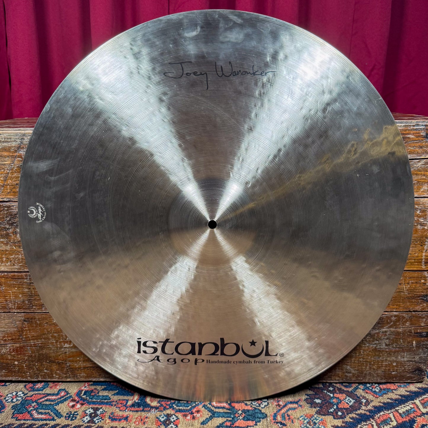24" Istanbul Agop Joey Waronker Signature Ride Cymbal 3378g *Video Demo*