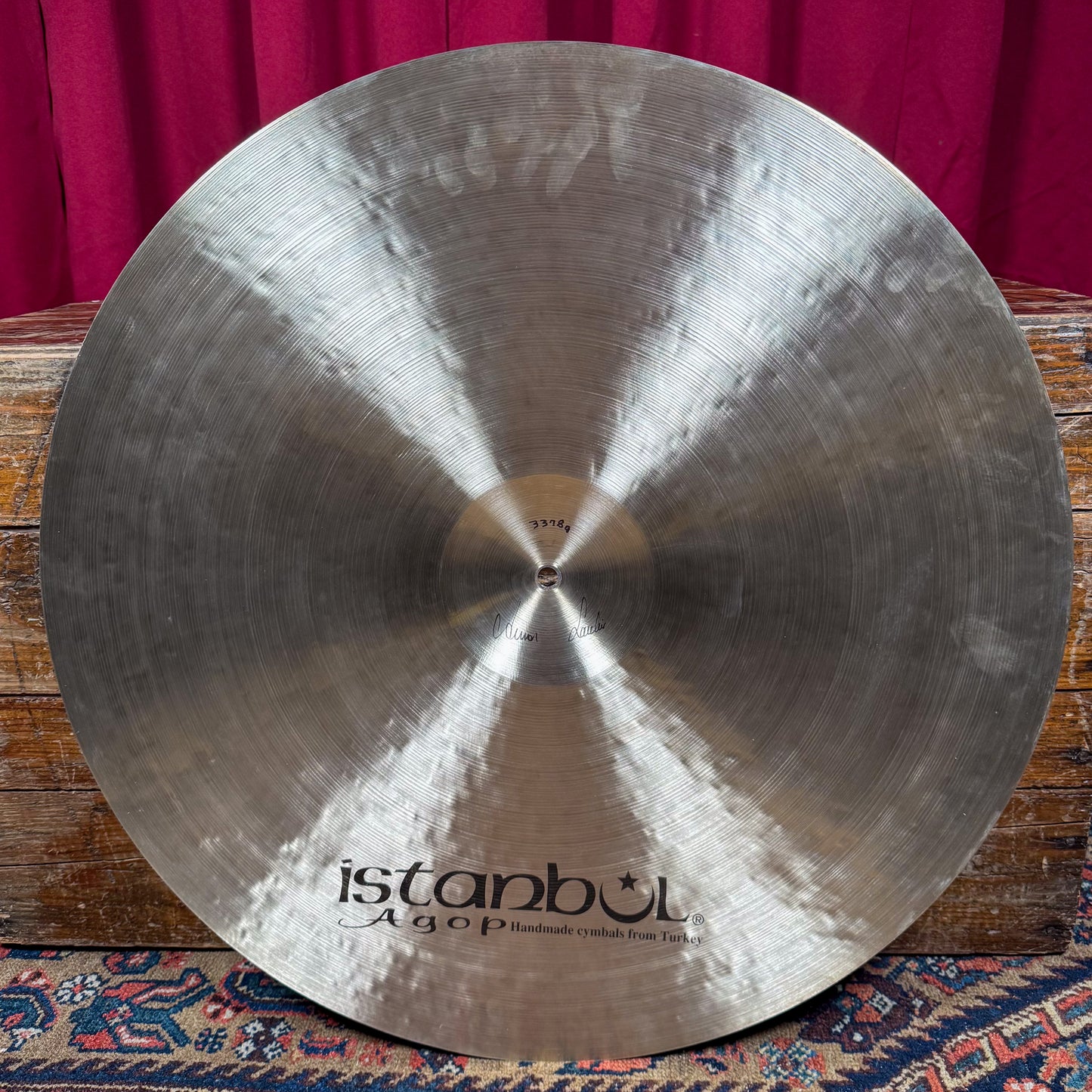 24" Istanbul Agop Joey Waronker Signature Ride Cymbal 3378g *Video Demo*