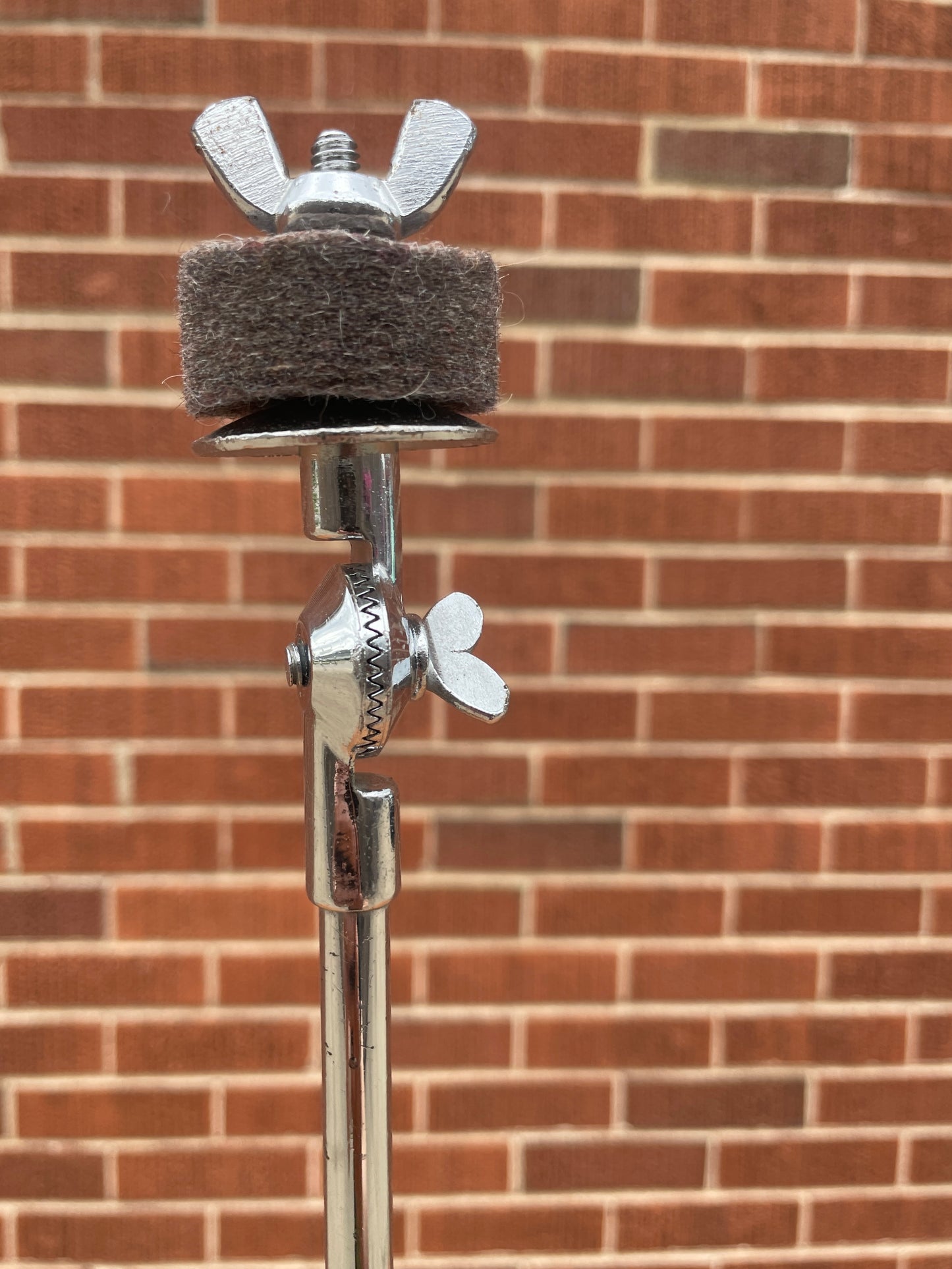 1960s Ludwig Round Tilter 1400 Straight Flat Base Cymbal Stand #2