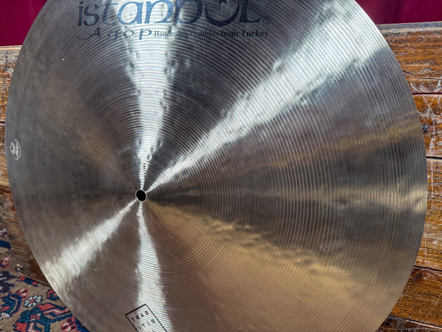 22" Istanbul Agop Traditional Medium Jazz Ride Cymbal 2436g *Video Demo*
