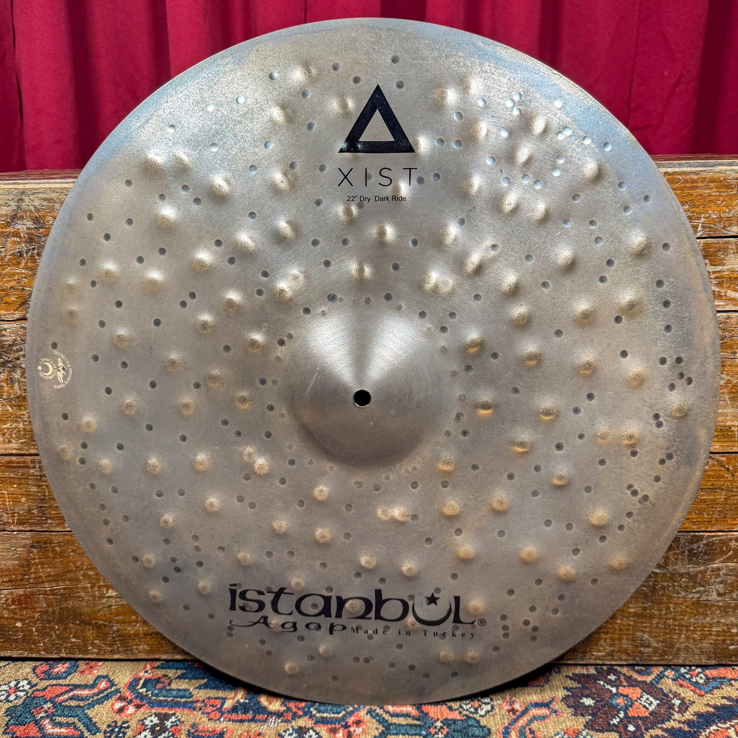 22" Istanbul Agop Xist Dry Dark Ride Cymbal 2700g *Video Demo*