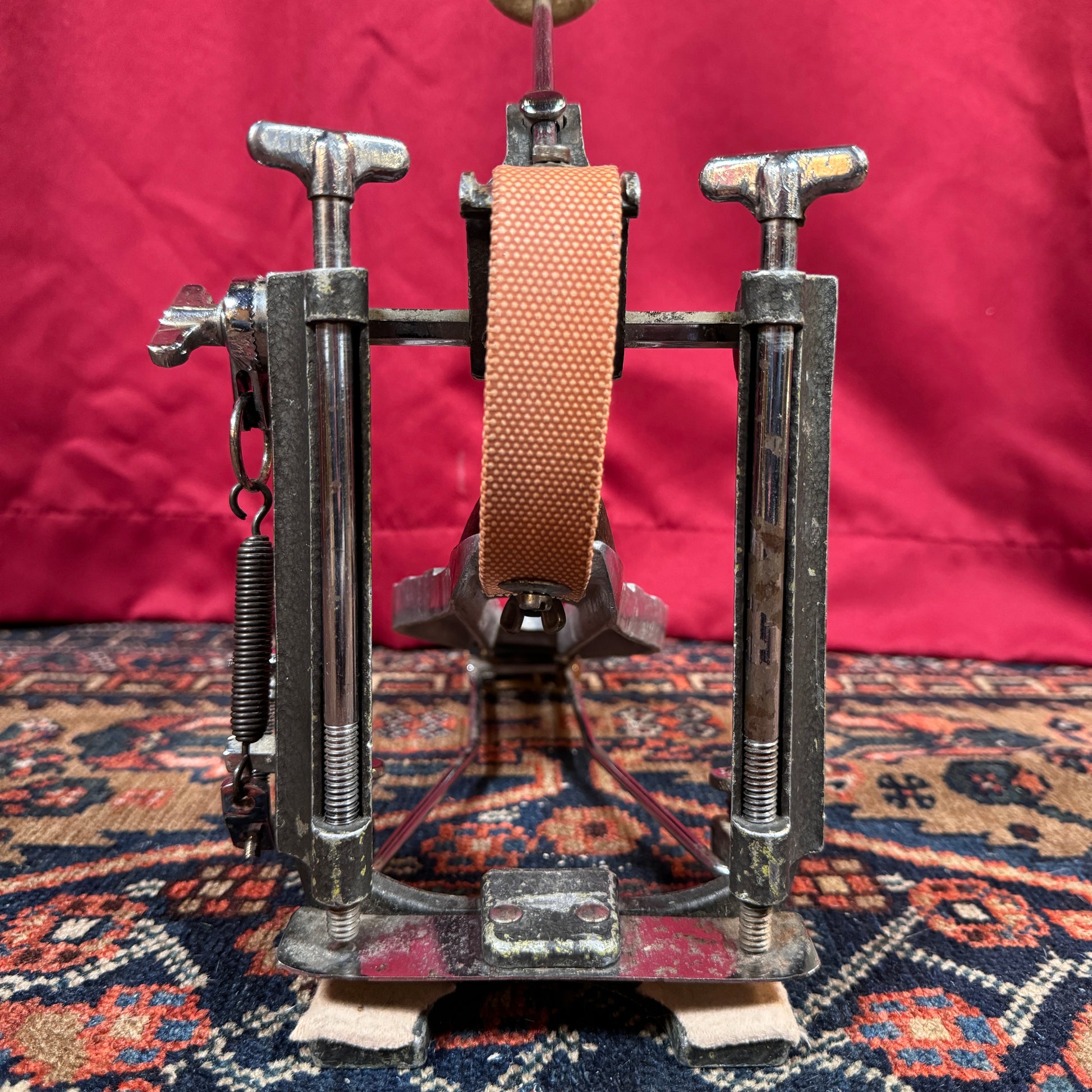 asba caroline pedal 1970s ASBA Caroline Bass Drum Pedal – Drugan's Drums & Guitars