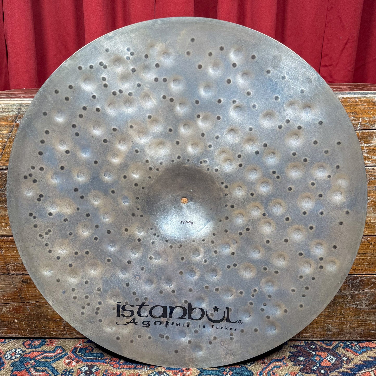 22" Istanbul Agop Xist Dry Dark Ride Cymbal 2700g *Video Demo*
