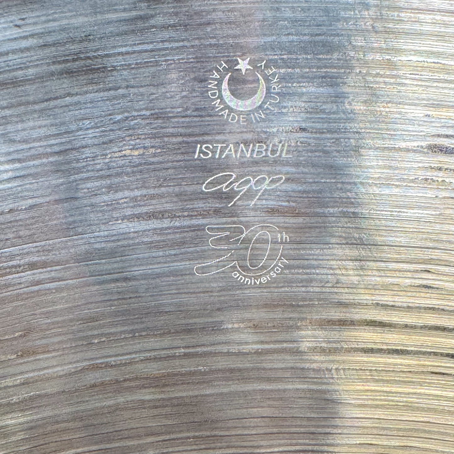 22" Istanbul Agop 30th Anniversary Ride Cymbal 2332g *Video Demo*