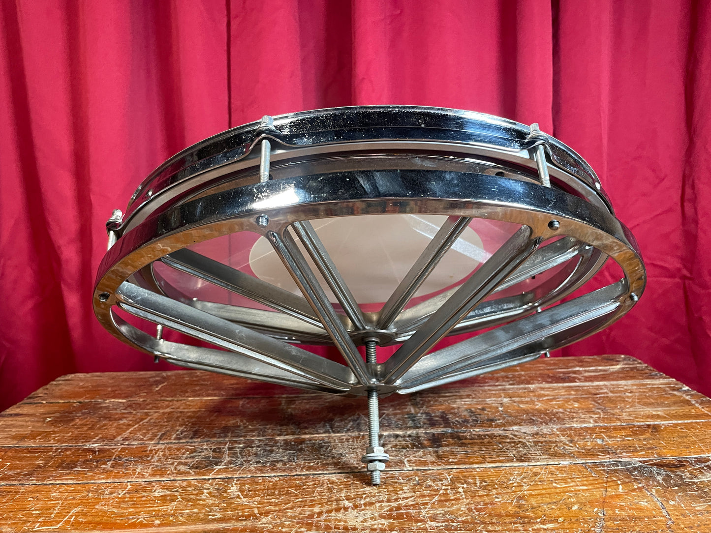 1970s Remo 16" Roto Tom Chrome Rototom Drum