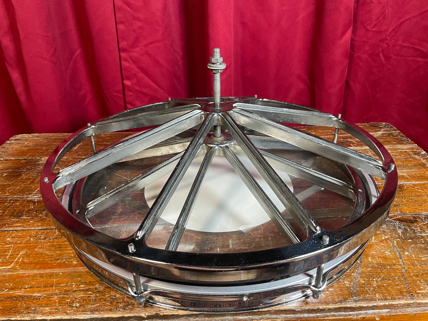 1970s Remo 16" Roto Tom Chrome Rototom Drum