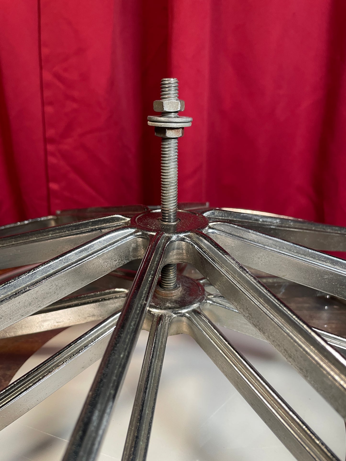 1970s Remo 16" Roto Tom Chrome Rototom Drum