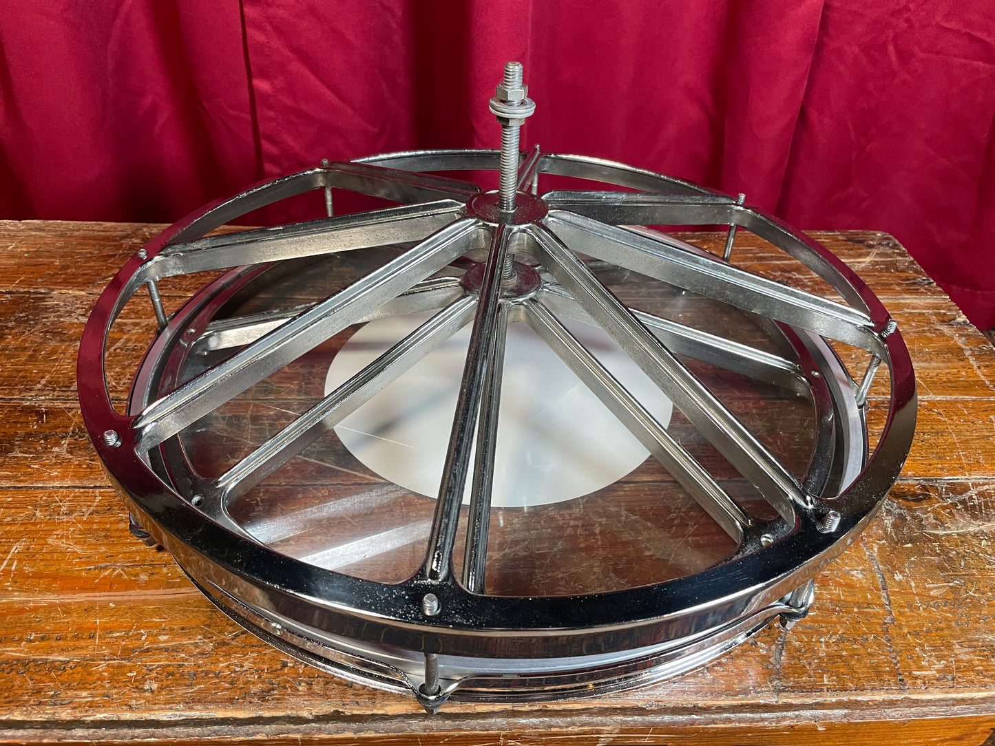 1970s Remo 16" Roto Tom Chrome Rototom Drum