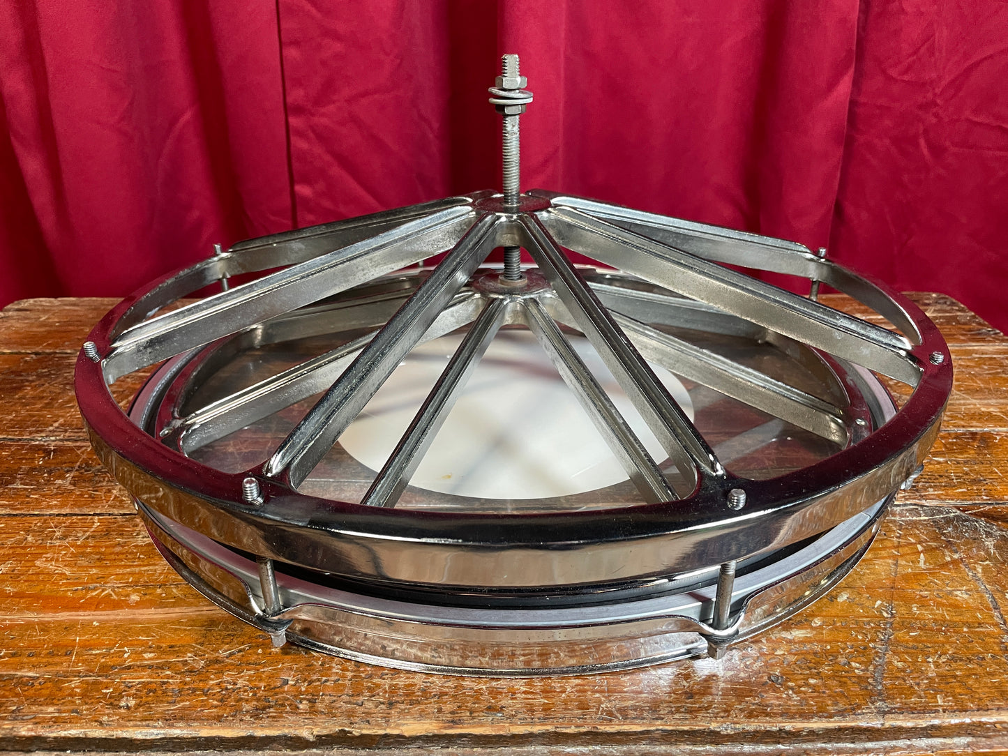 1970s Remo 16" Roto Tom Chrome Rototom Drum