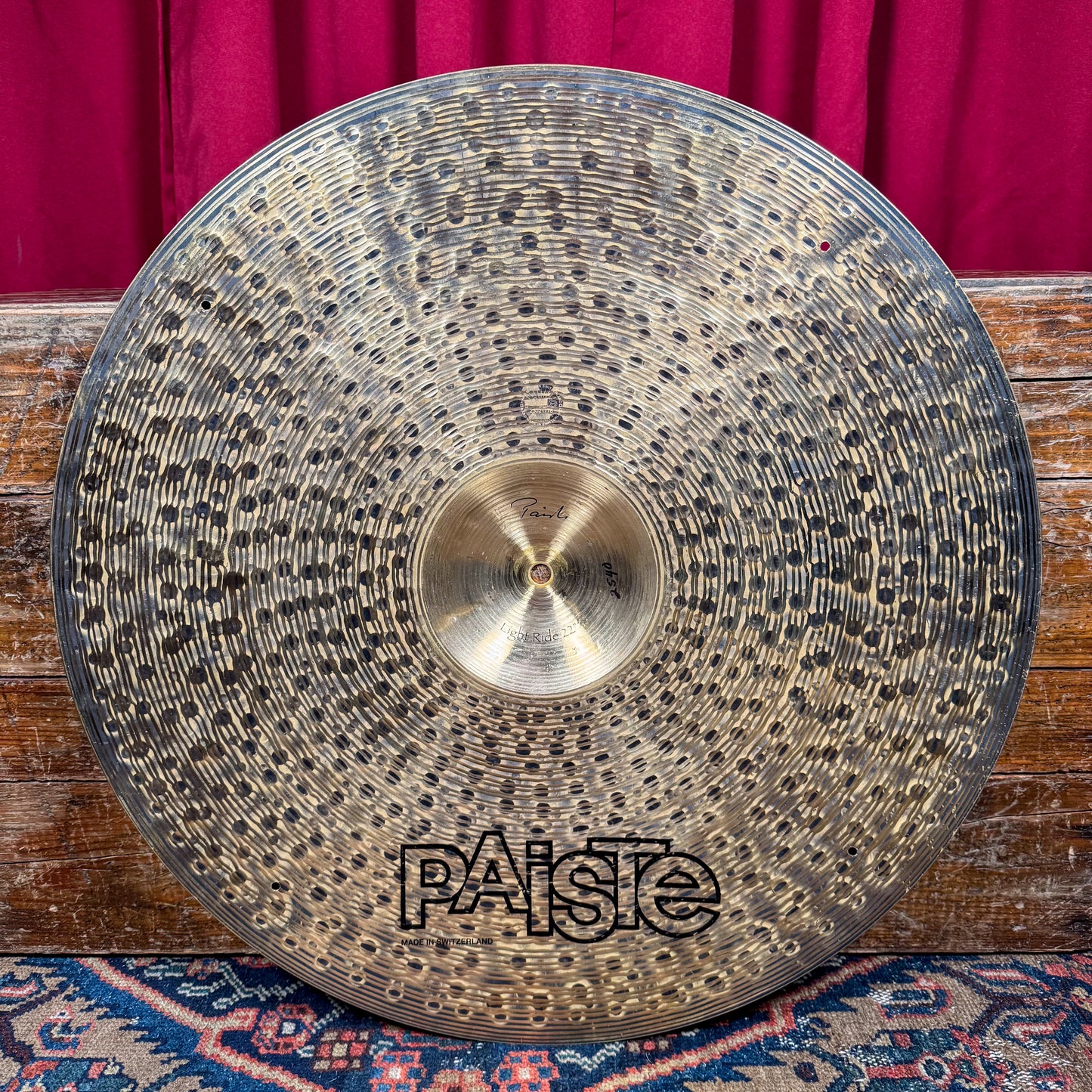 22" Paiste Signature Traditionals Light Ride Cymbal 2540g *Video Demo*