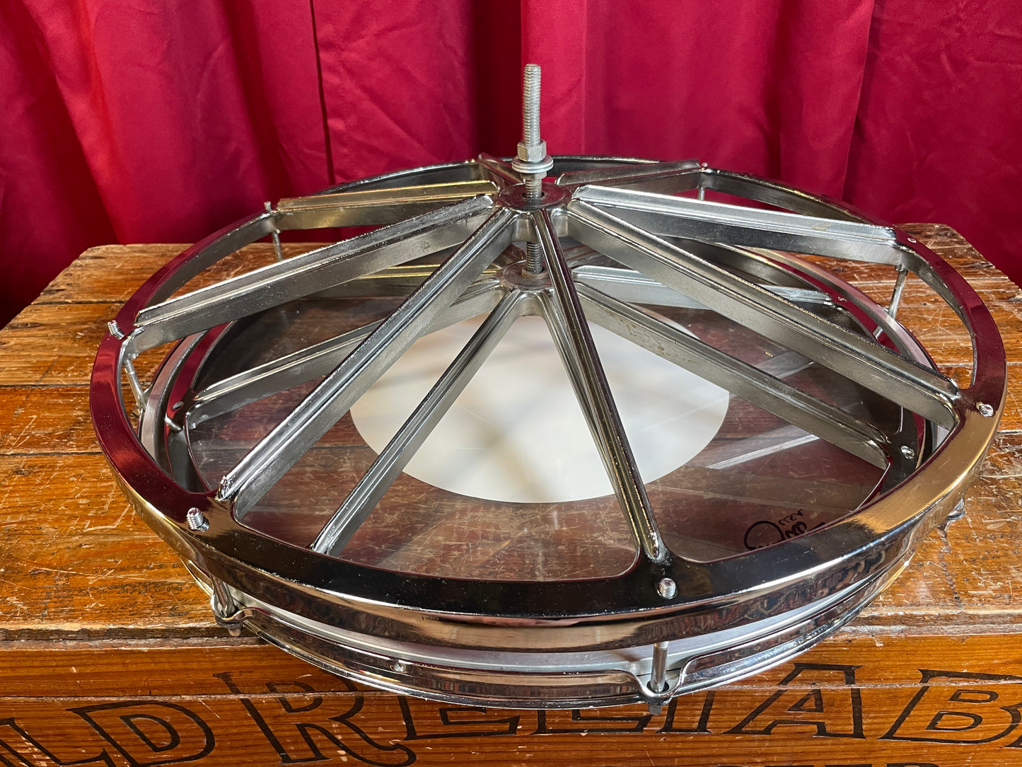 1970s Remo 18" Roto Tom Chrome Rototom Drum