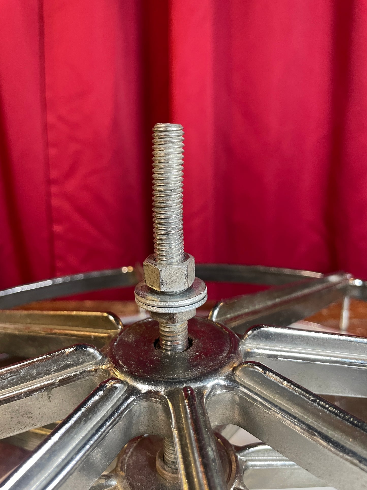 1970s Remo 18" Roto Tom Chrome Rototom Drum