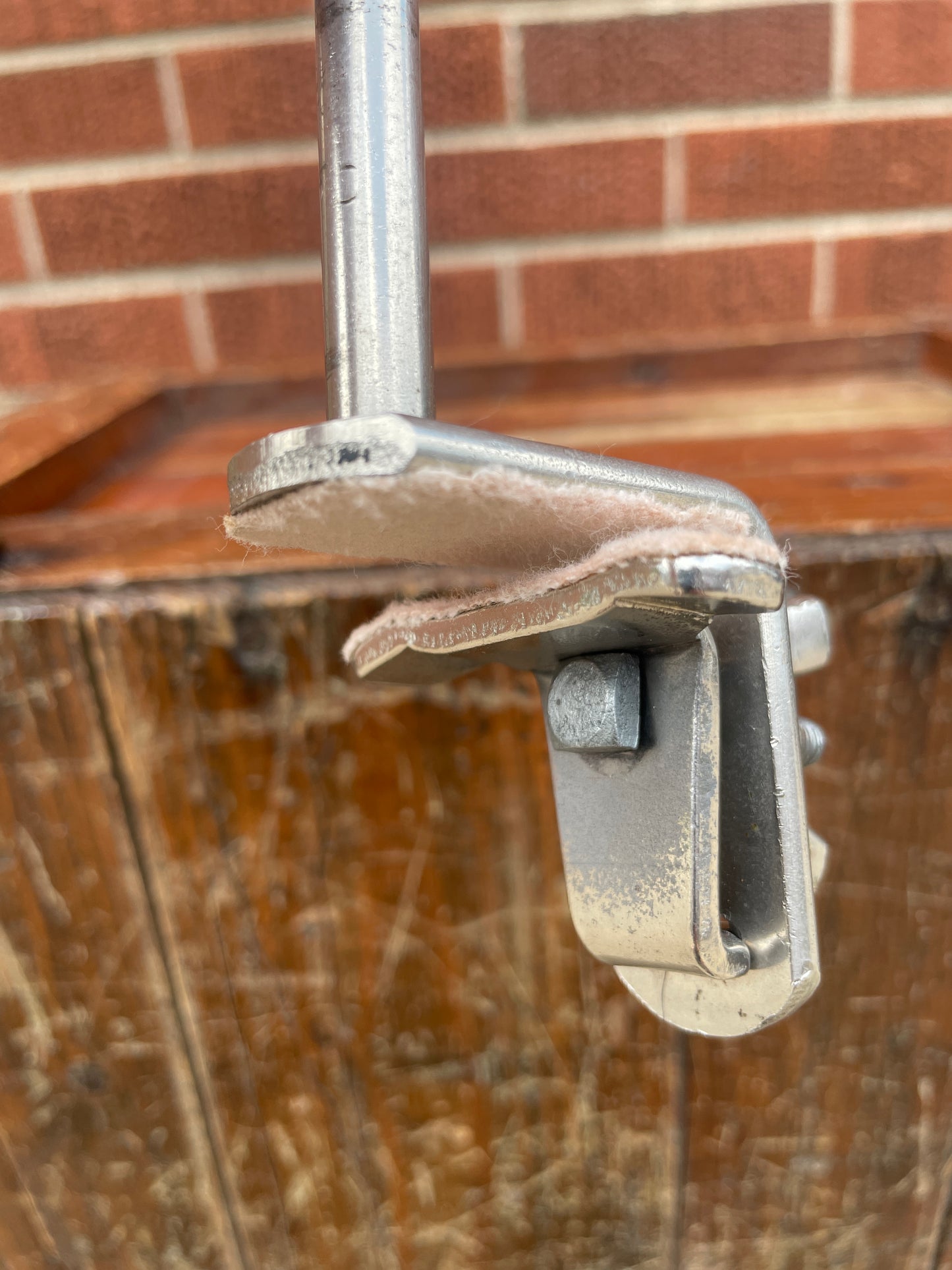 1960s Ludwig 5" Golden Tone No. 129 Cow Bell w/ Cowbell Holder No. 133 Script Logo