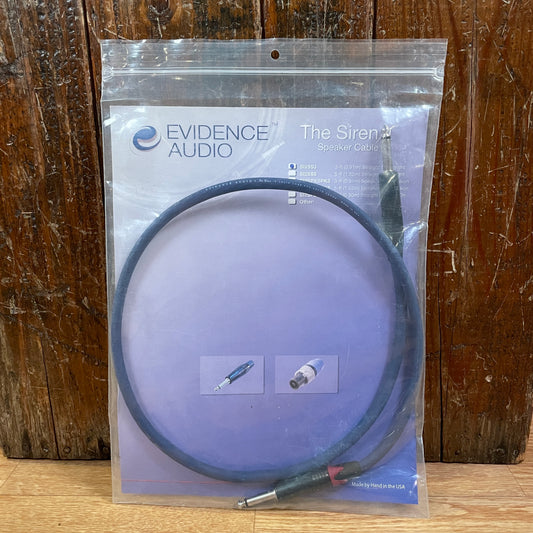 Evidence Audio The Siren II 3 Foot Speaker Cable NOS Straight to Straight