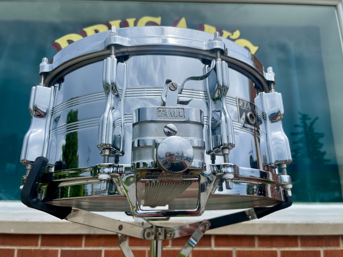 1980s Tama 6.5x14 Imperialstar King-Beat No. 8006 Seamless Steel Snare Drum