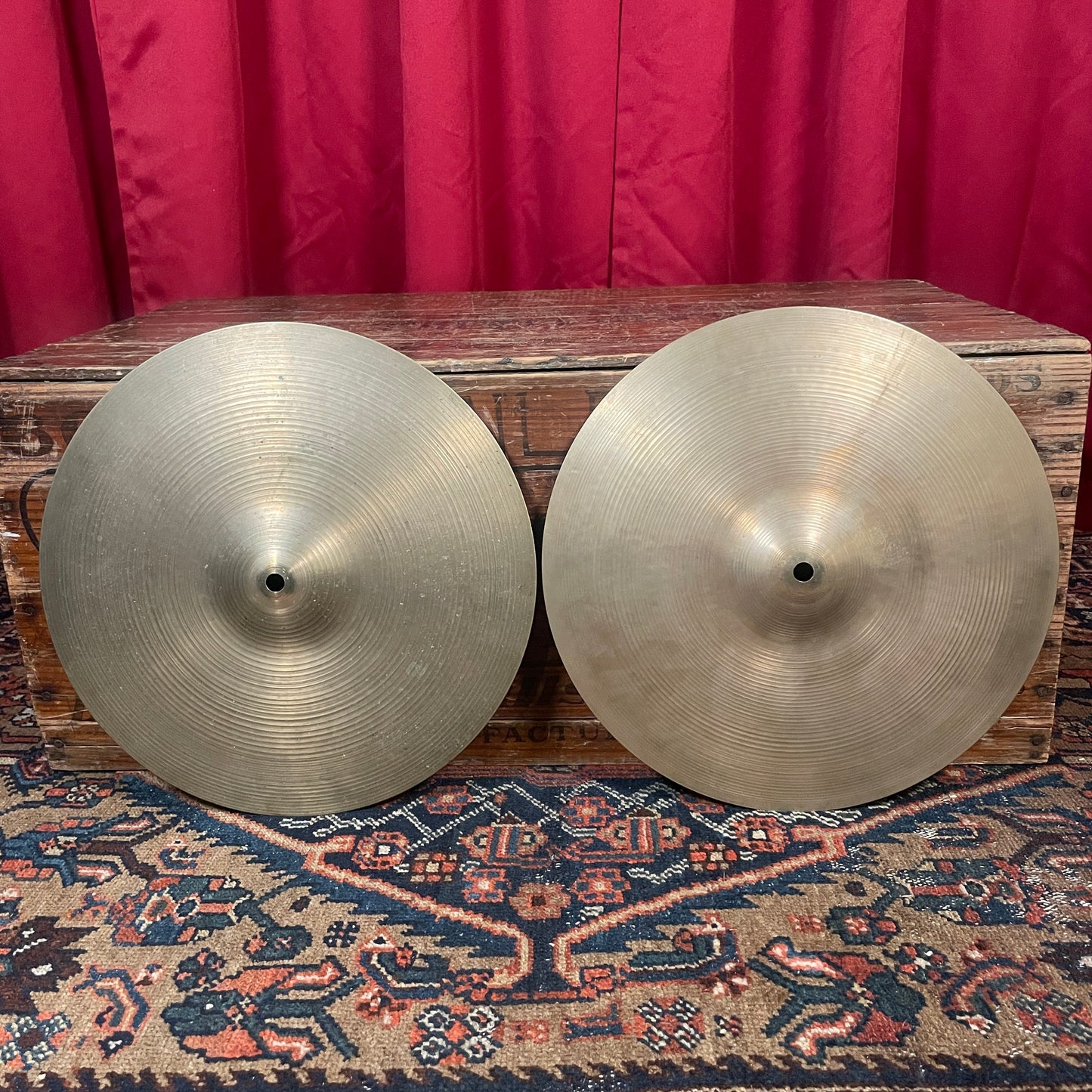 14" Zildjian A 1970s Light Hi-Hat Cymbal Pair 872g/960g *Video Demo*