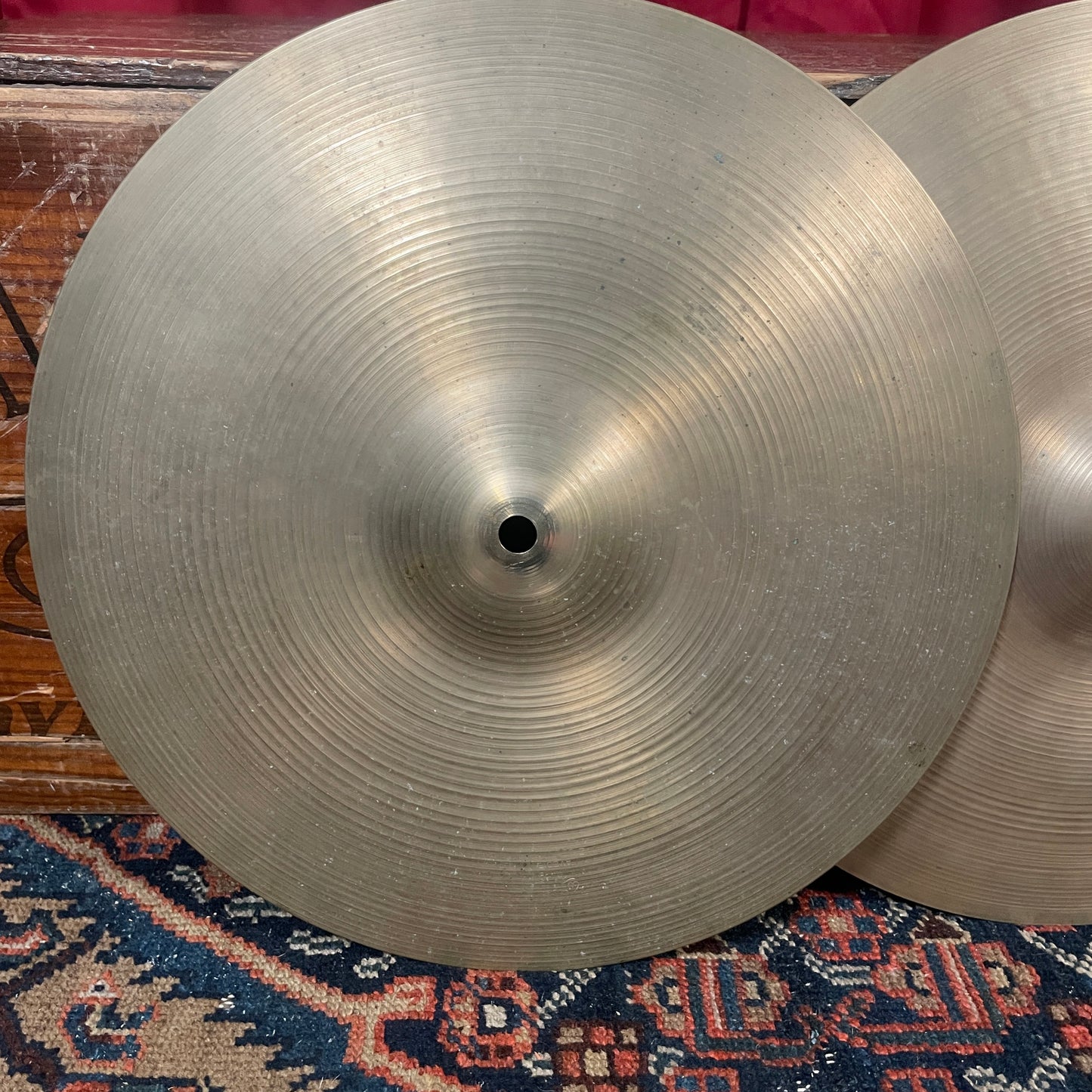 14" Zildjian A 1970s Light Hi-Hat Cymbal Pair 872g/960g *Video Demo*