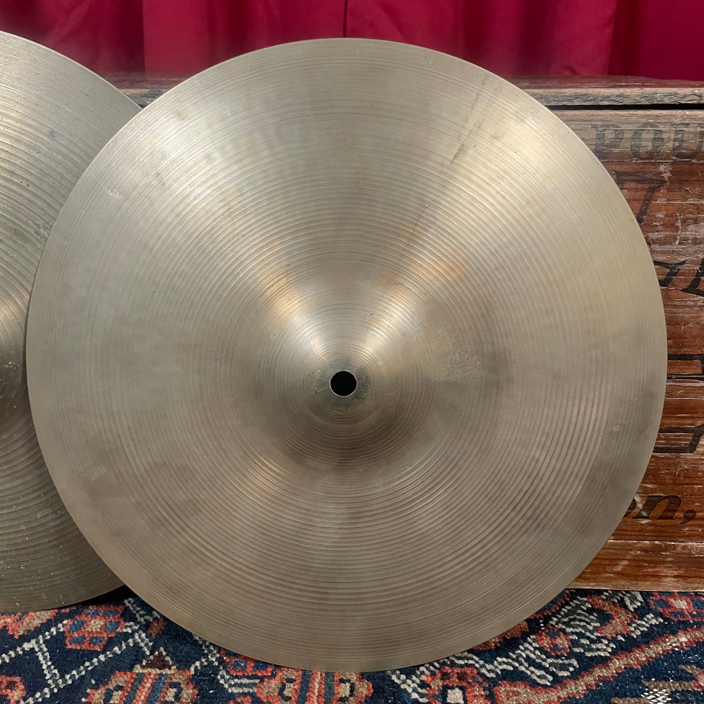 14" Zildjian A 1970s Light Hi-Hat Cymbal Pair 872g/960g *Video Demo*