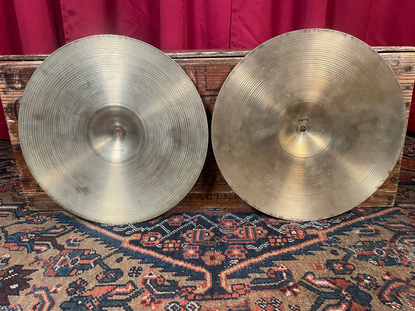 14" Zildjian A 1970s Light Hi-Hat Cymbal Pair 872g/960g *Video Demo*