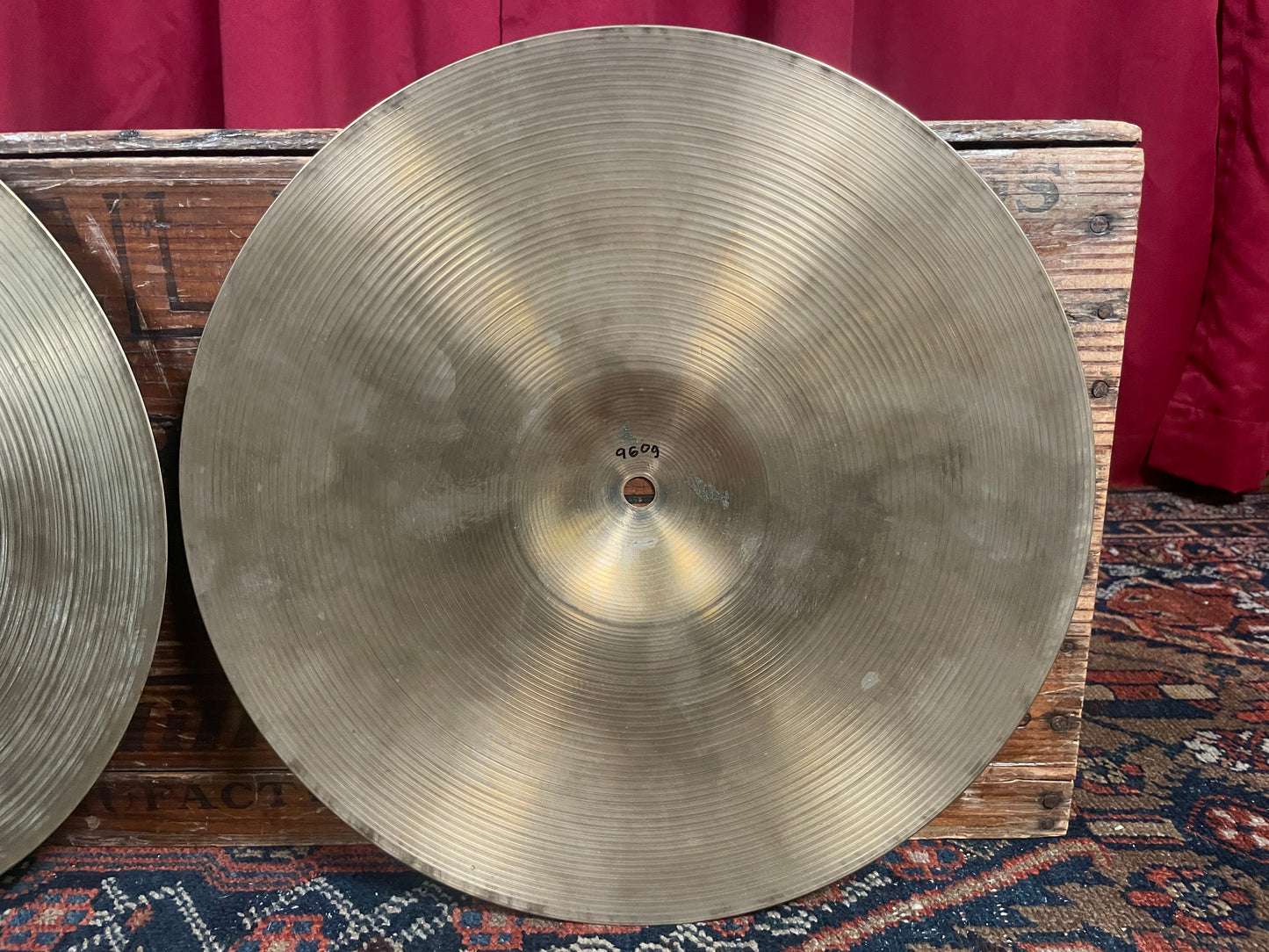 14" Zildjian A 1970s Light Hi-Hat Cymbal Pair 872g/960g *Video Demo*