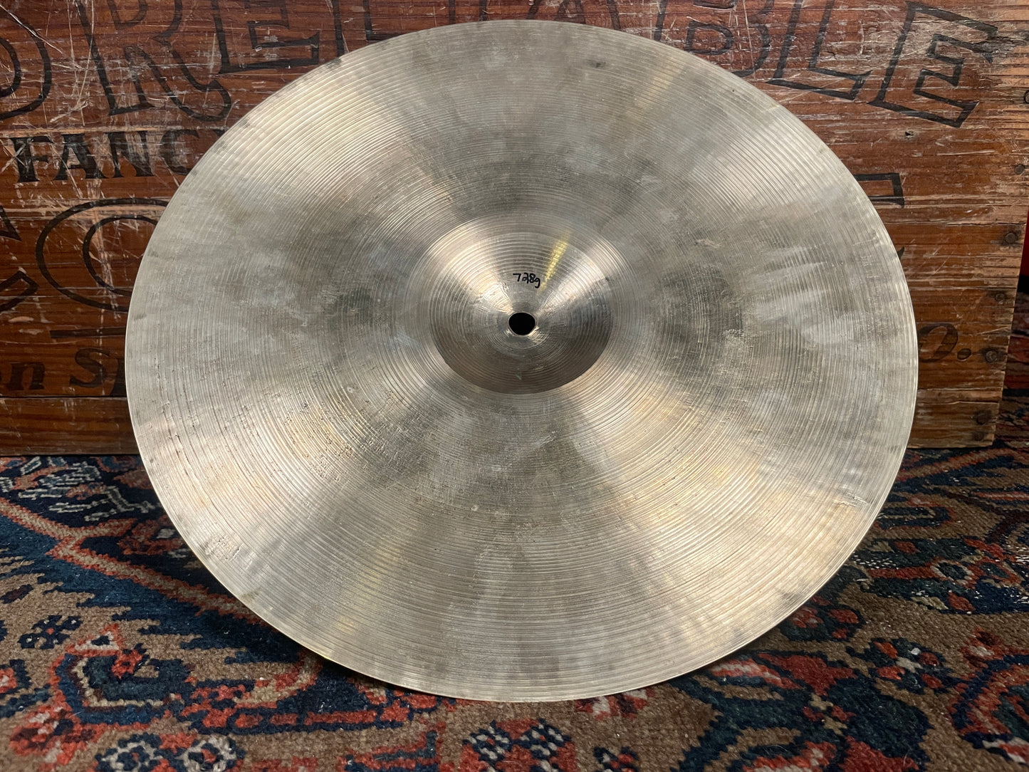 14" Zildjian A 1960s Hi-Hat Single / Splash Cymbal 728g *Video Demo*