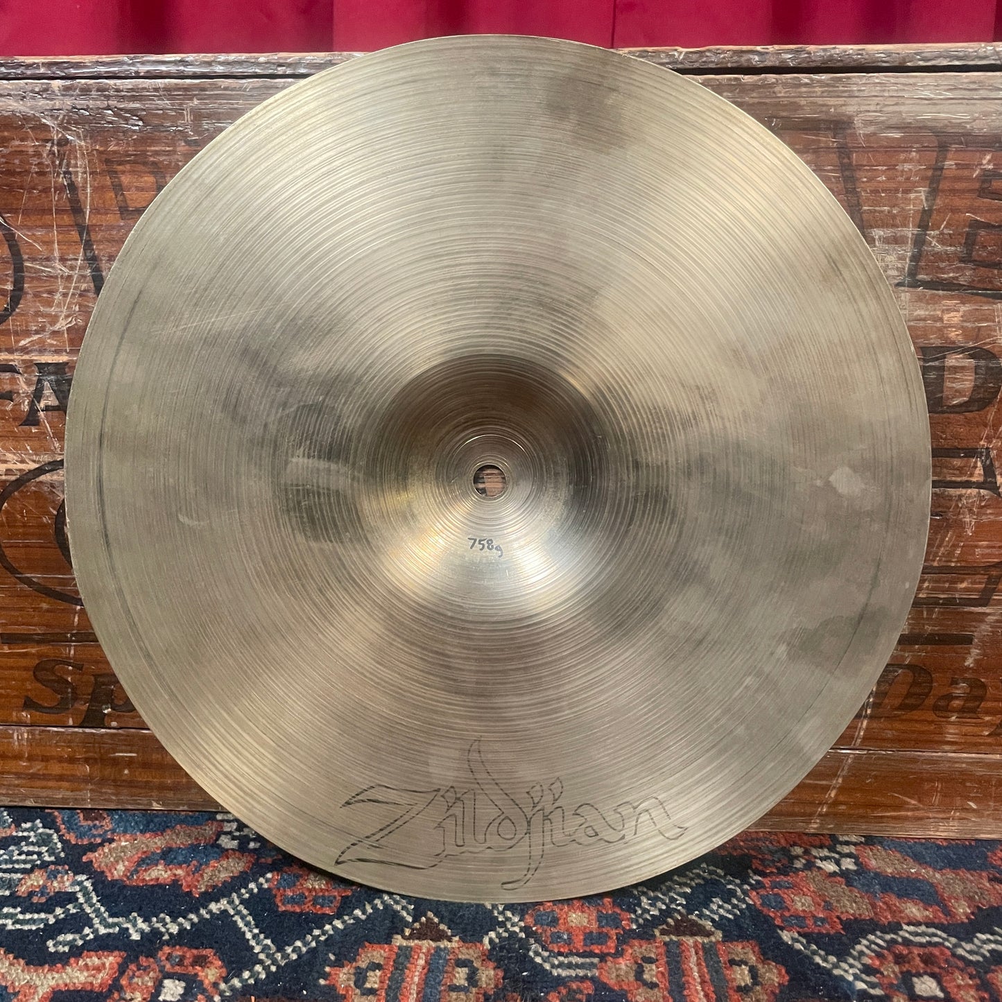 13" Zildjian A 1970s Hi-Hat Cymbal Single 758g *Video Demo*