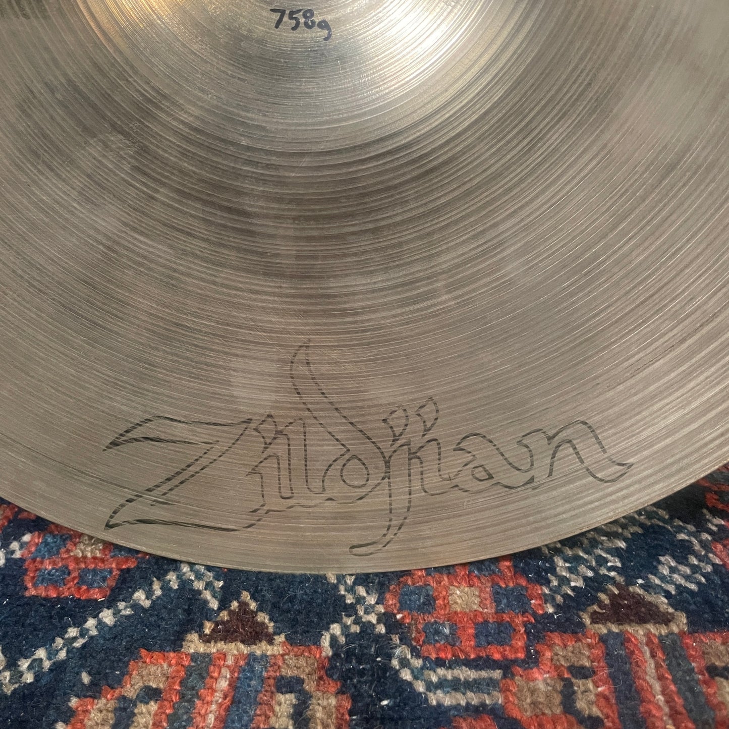 13" Zildjian A 1970s Hi-Hat Cymbal Single 758g *Video Demo*