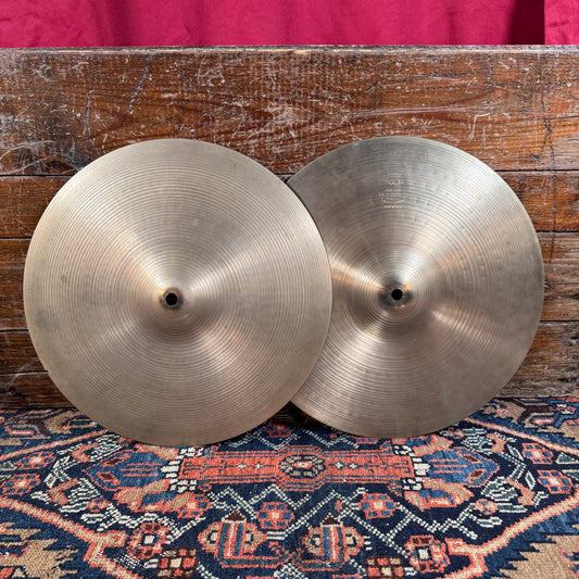 14" Zildjian A 1960s New Beat Hi-Hat Cymbal Pair 884g/1286g *Video Demo*