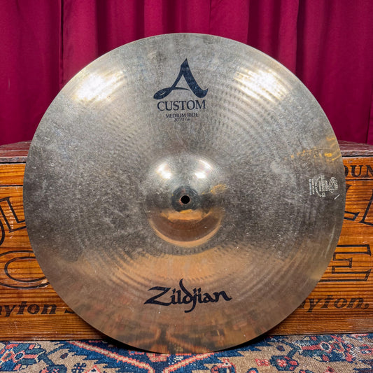 20" Zildjian A Custom Medium Ride Cymbal 2520g *Video Demo*