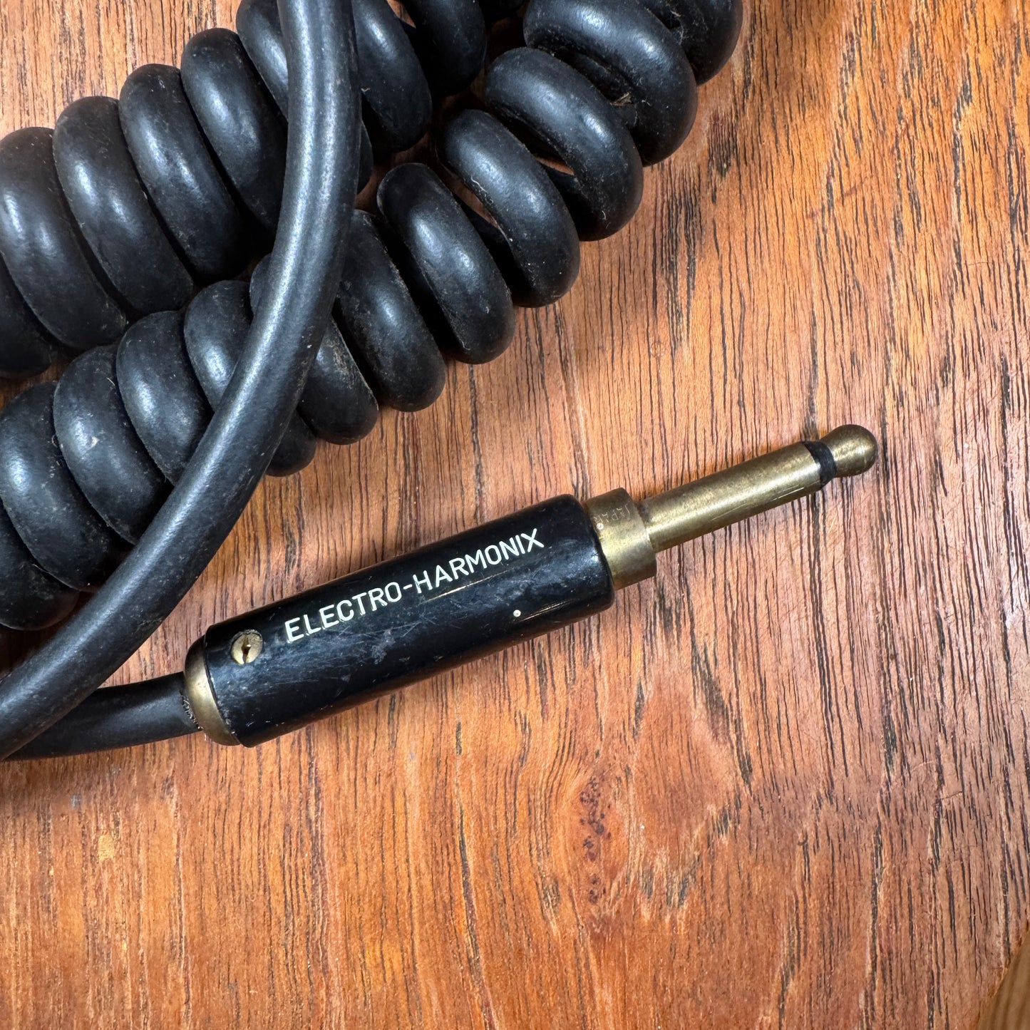Vintage 1970s Electro-Harmonix Coiled Guitar Instrument Cable Coil