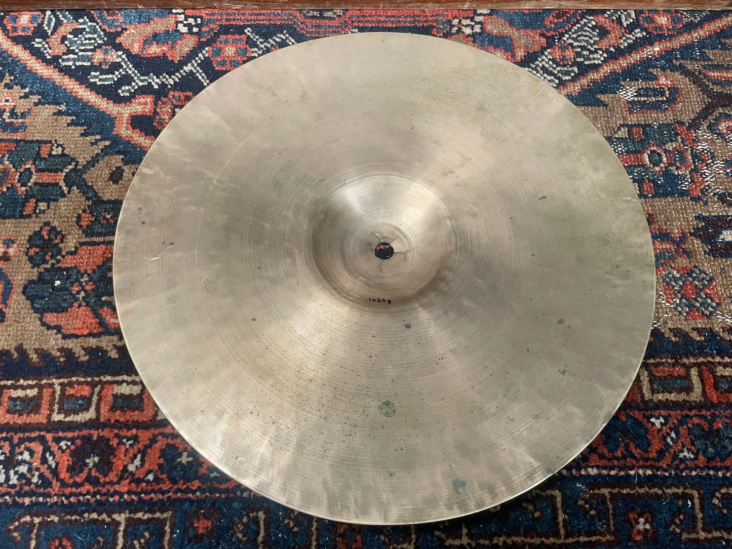15" K Zildjian Istanbul 1930s-1940s Old Stamp OS I / OS IIa Hi-Hat Cymbal 1030g *Video Demo*