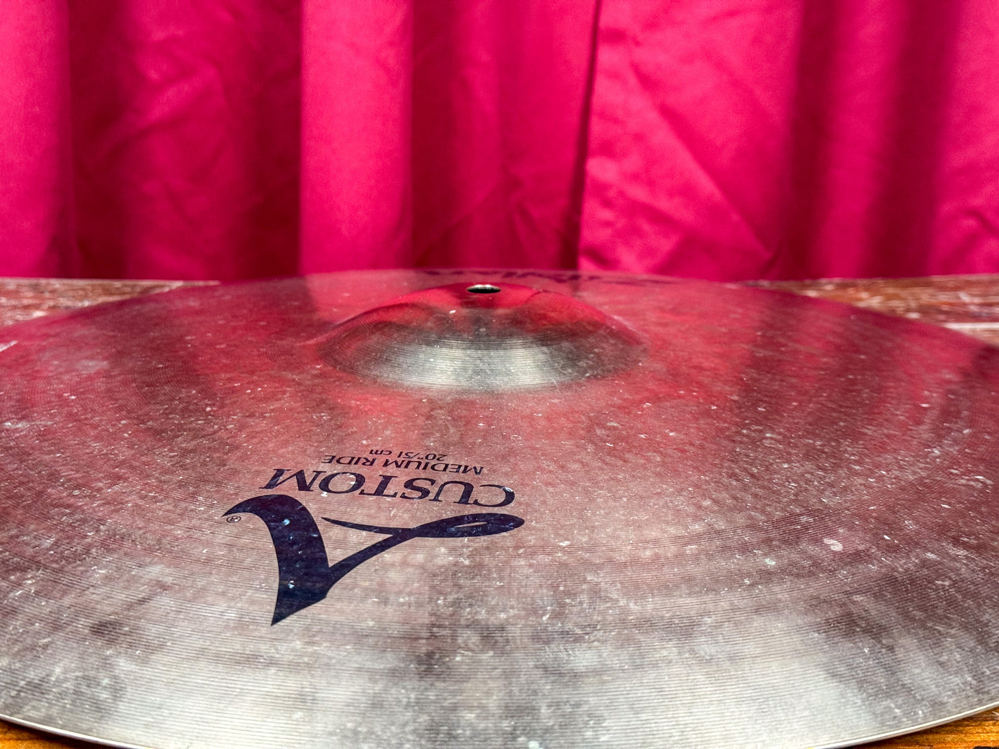 20" Zildjian A Custom Medium Ride Cymbal 2520g *Video Demo*