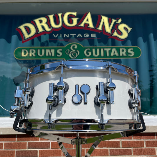 Sonor SQ2 6x14 Pure White Lacquer Snare Drum