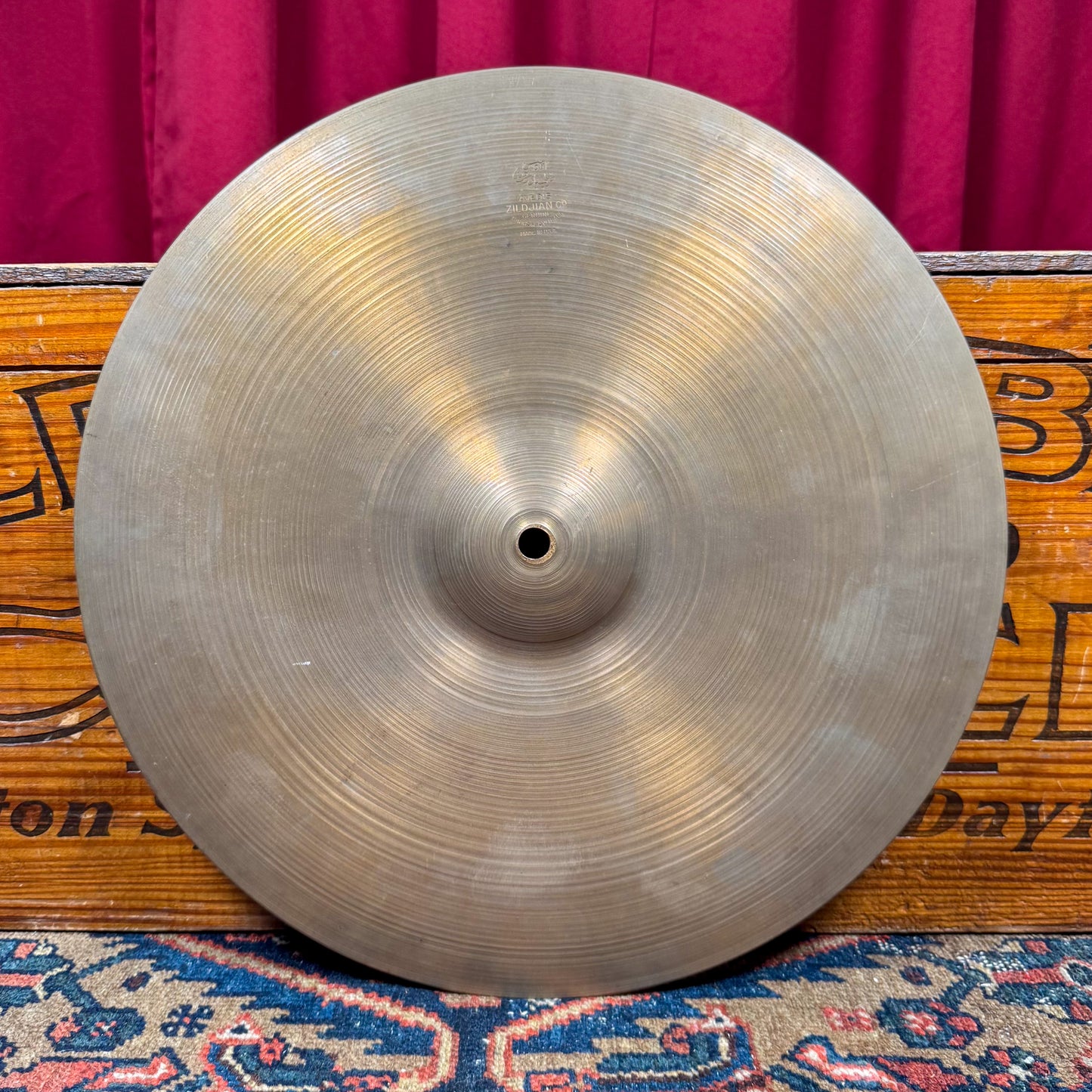 16" Zildjian A 1960s Small Ride / Hi-Hat Bottom Cymbal 1602g *Video Demo*