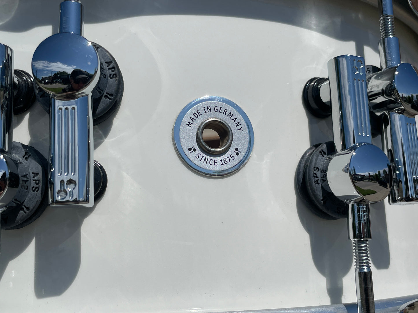 Sonor SQ2 6x14 Pure White Lacquer Snare Drum