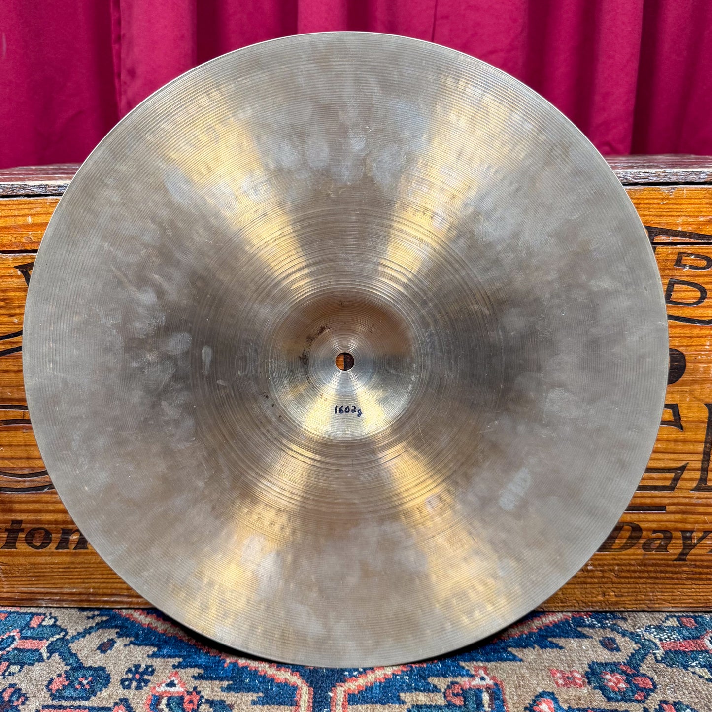 16" Zildjian A 1960s Small Ride / Hi-Hat Bottom Cymbal 1602g *Video Demo*