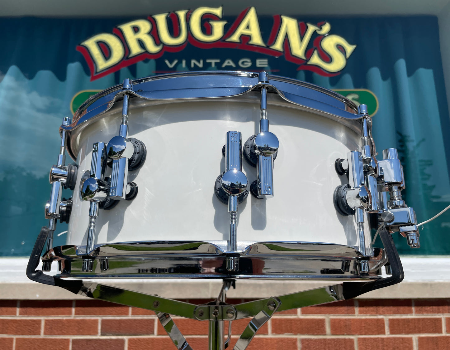 Sonor SQ2 6x14 Pure White Lacquer Snare Drum