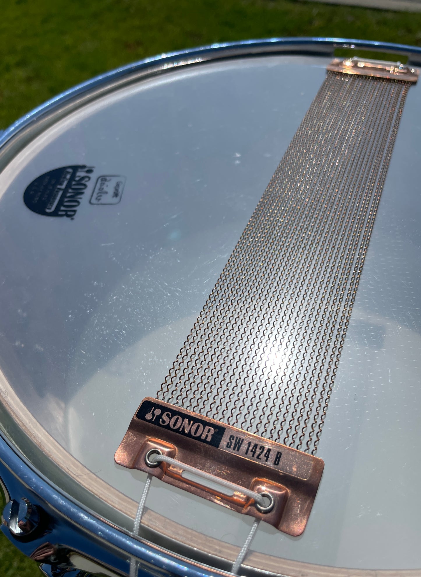 Sonor SQ2 6x14 Pure White Lacquer Snare Drum