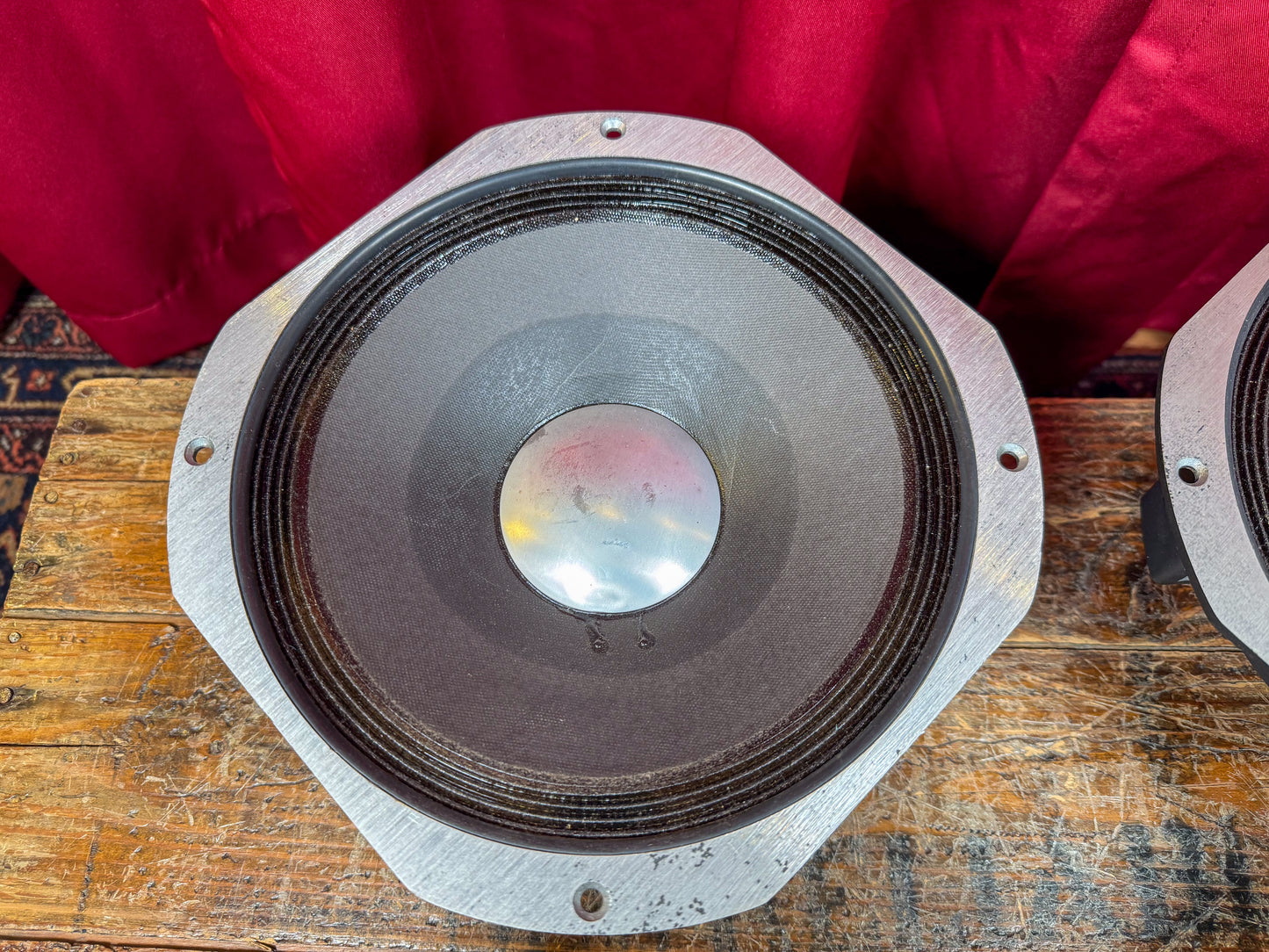 Set of 4 Vintage 10" JBL Fender D110F Speakers 8 Ohms Quad