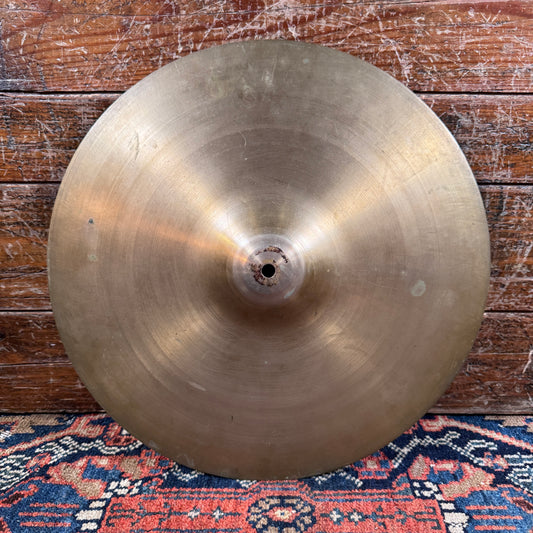 14" UFIP 1960s Crash / Hi-Hat Single Cymbal Made In Italy 736g *Video Demo*