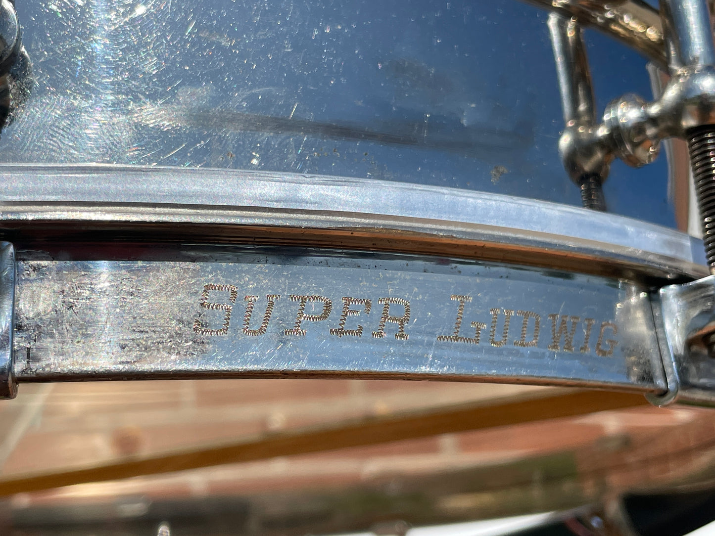 1920s Ludwig 5x14 Super Ludwig No. 231 Snare Drum 2 pc Shell