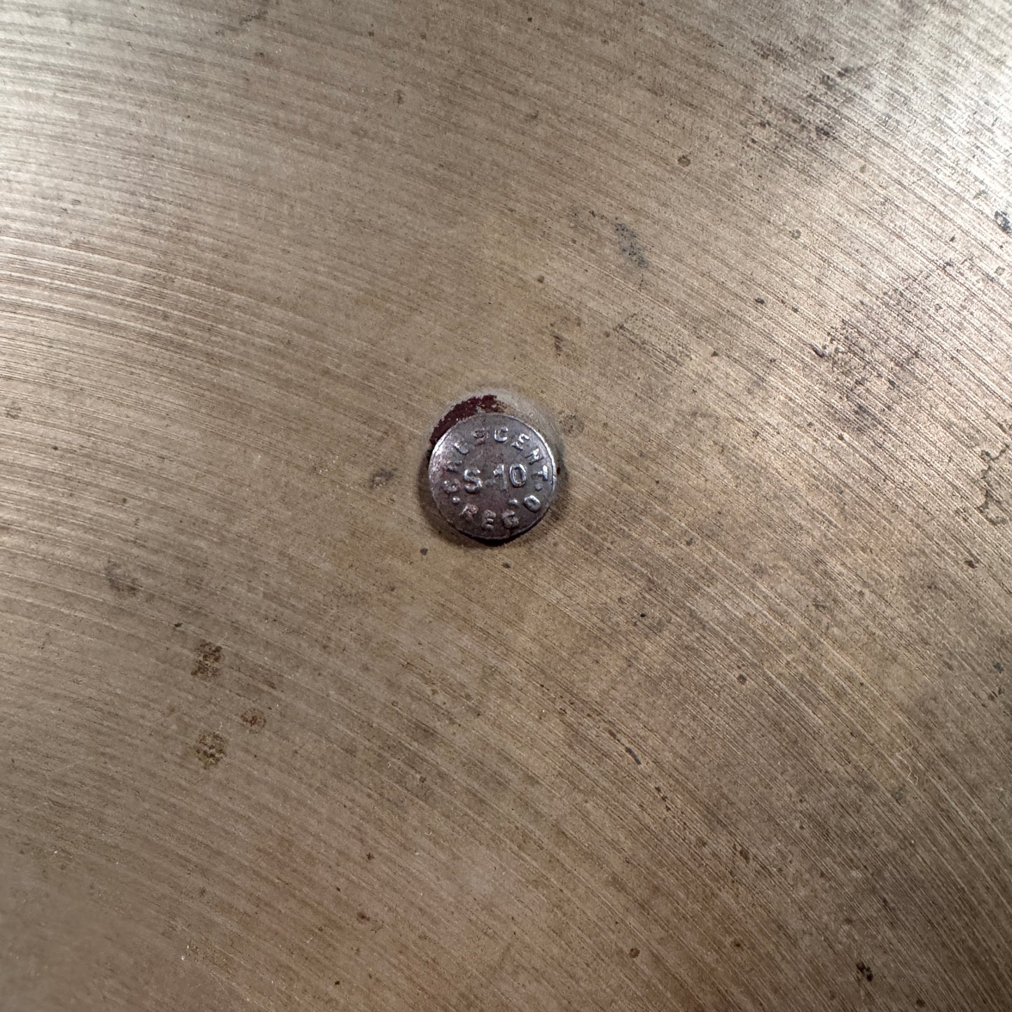 16" UFIP 1960s Crash Cymbal w/ Rivets Made In Italy 1246g *Video Demo*